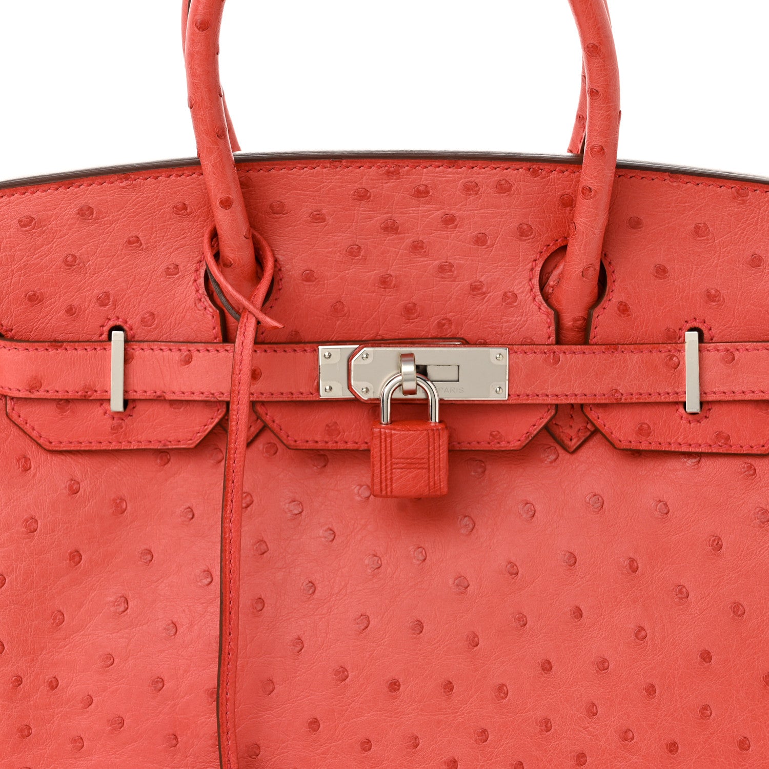 Hermes Ostrich Birkin 30 Bougainvillea 8 of 10