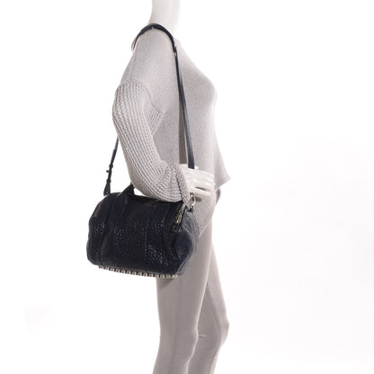 Alexander Wang Pebbled Lambskin Rockie Neptune 2 of 9