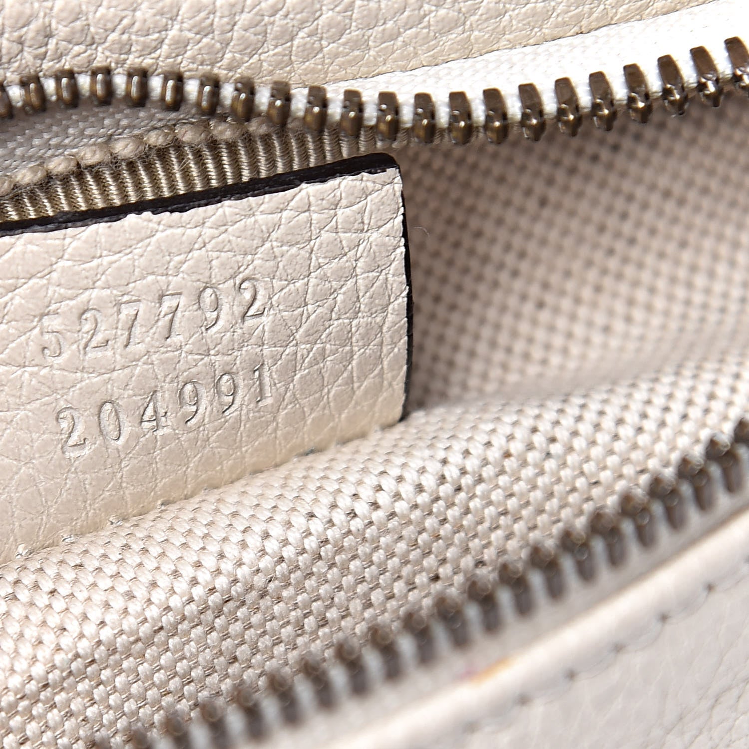 Gucci Grained Calfskin Small Logo Belt Bag White 7 of 12