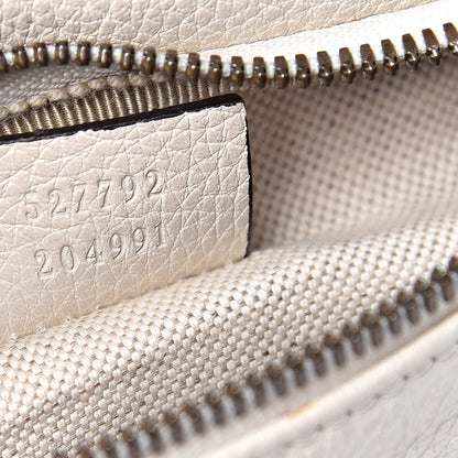 Gucci Grained Calfskin Small Logo Belt Bag White 7 of 12