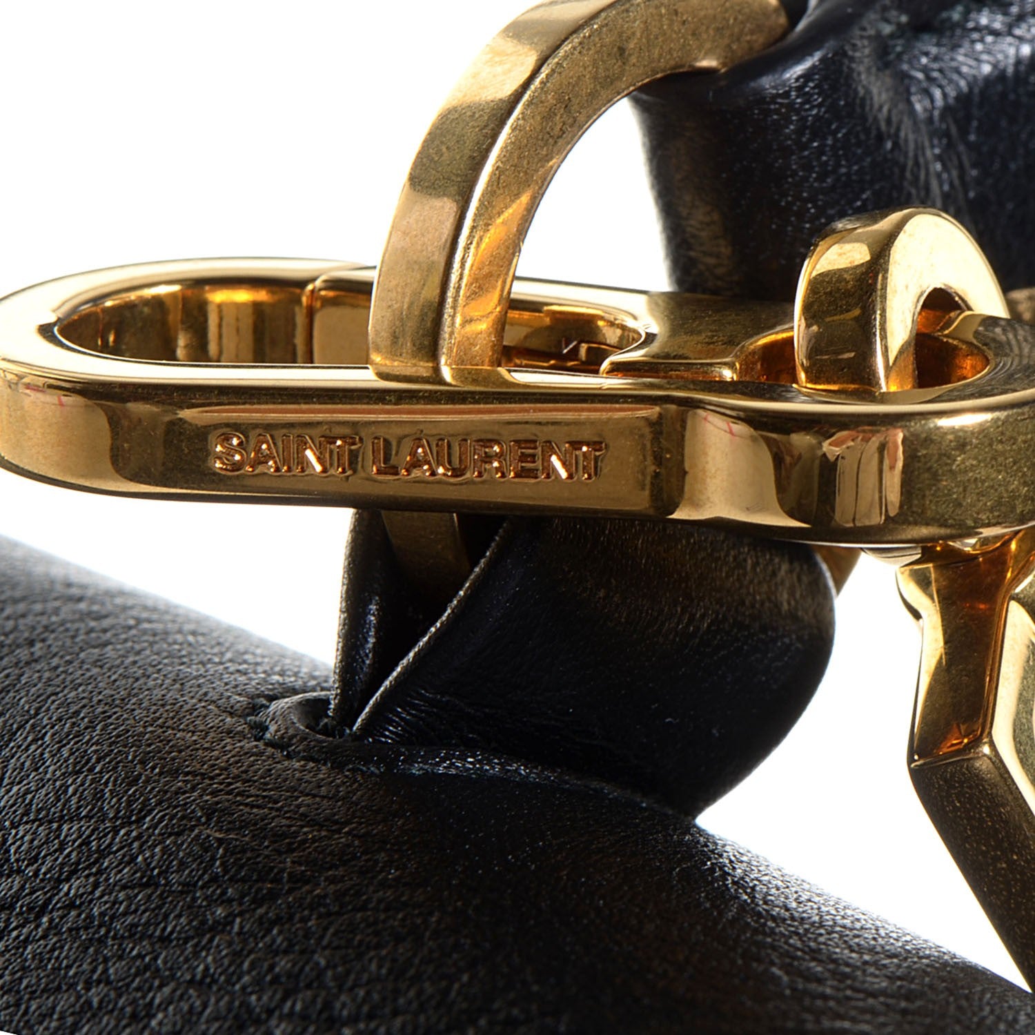 Saint Laurent Calfskin Large Muse Two Black 8 of 8