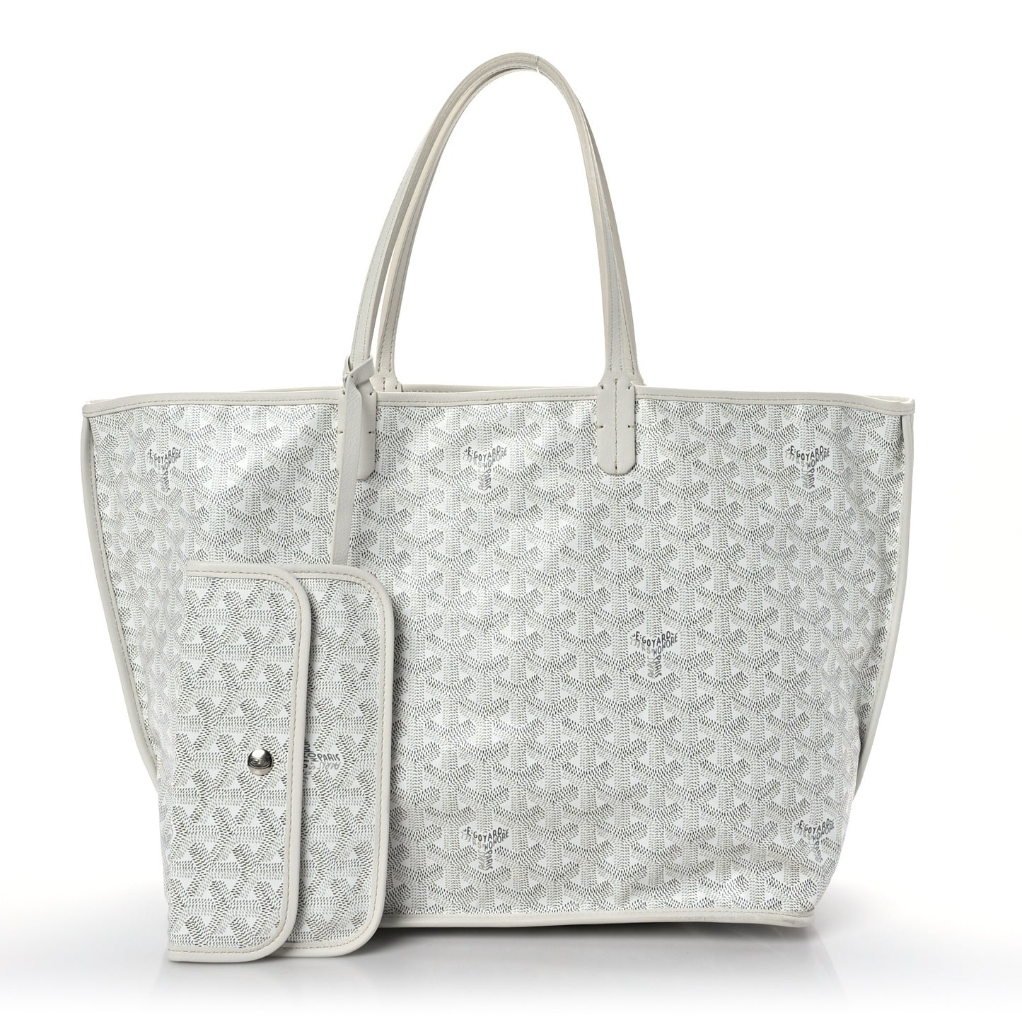 Goyardine Reversible Anjou PM White