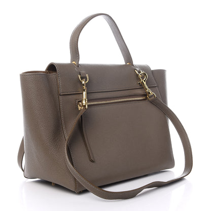 Celine Grained Calfskin Mini Belt Bag Grey 2 of 9