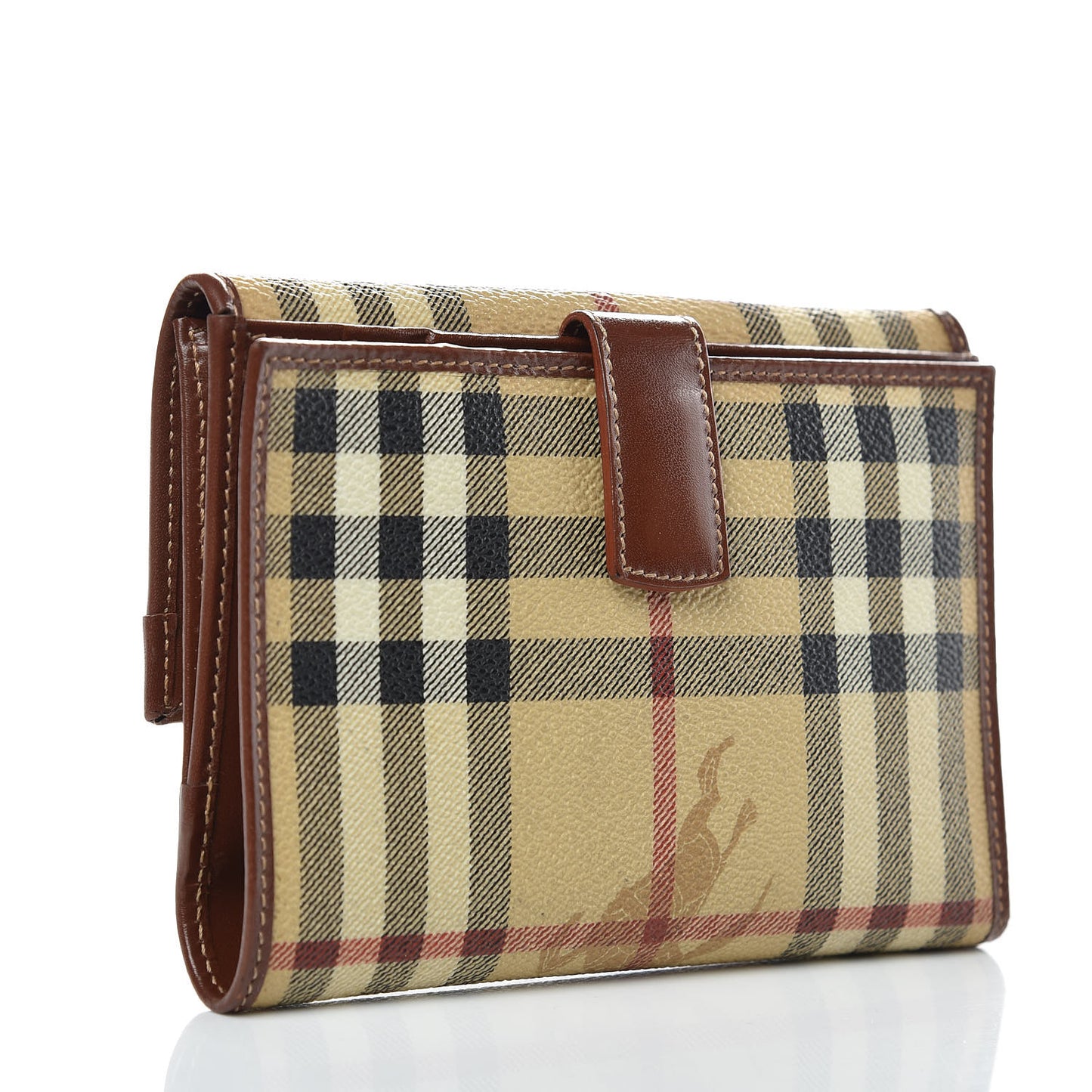 Haymarket Check Compact Wallet Brown