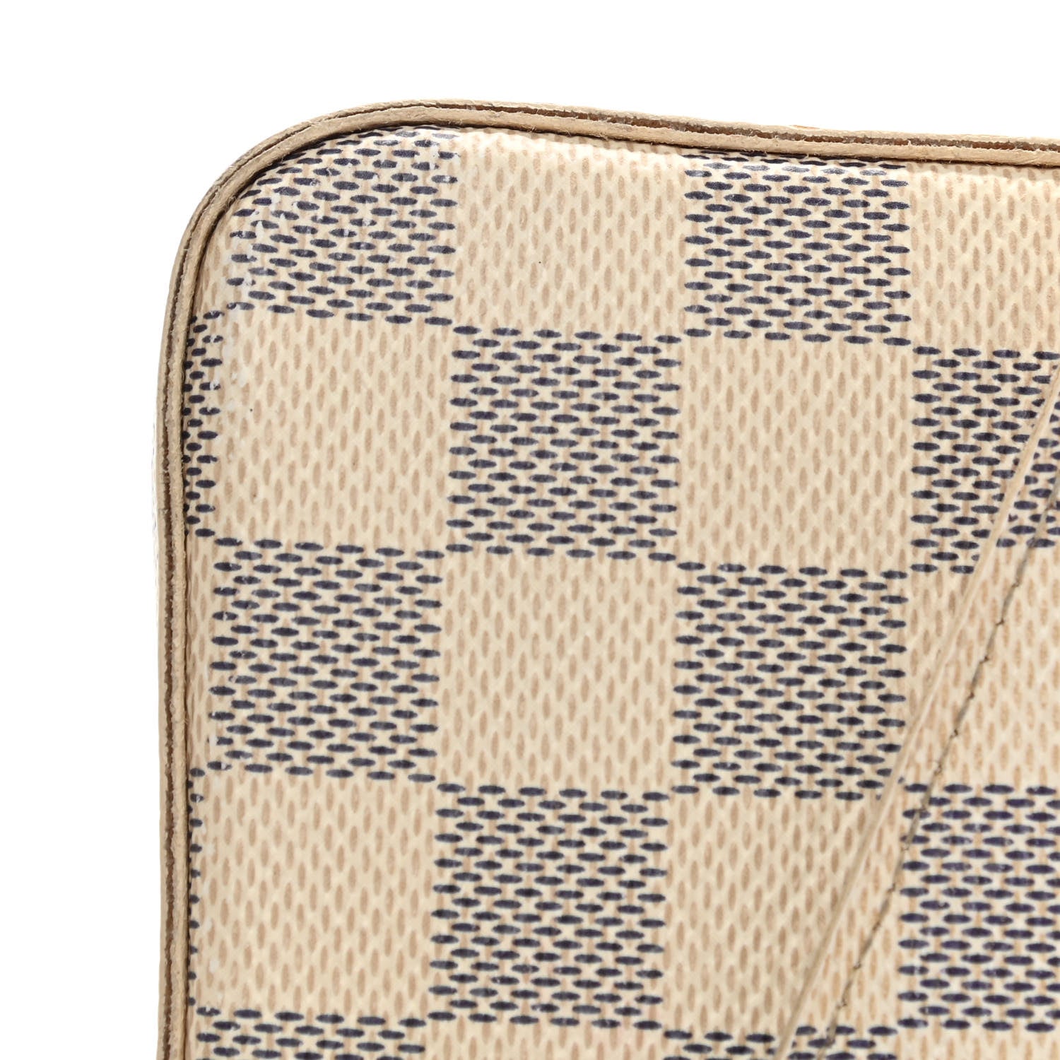 Louis Vuitton Damier Azur Pochette Felicie Chain Wallet Rose Ballerine 14 of 14