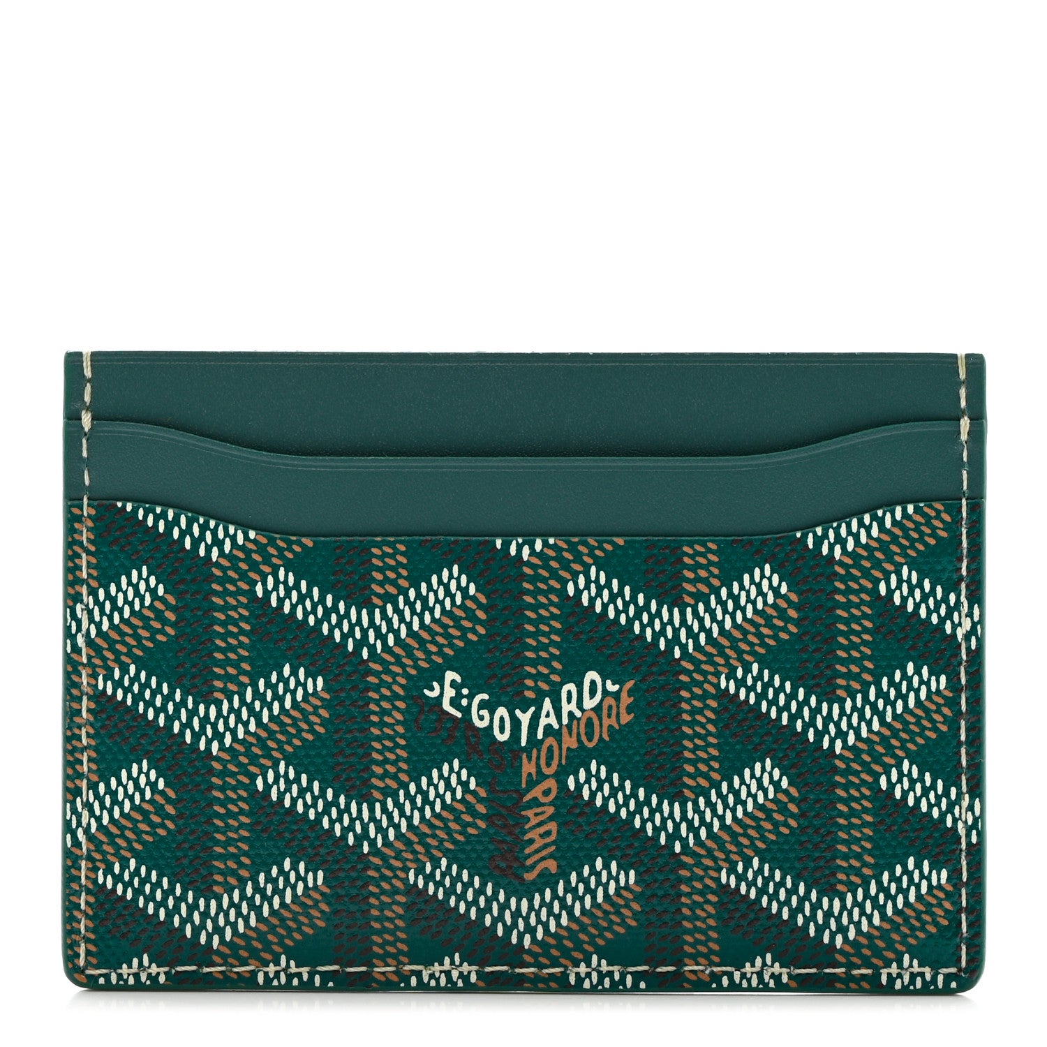 Goyard Goyardine Saint Sulpice Card Holder Green 1 of 6