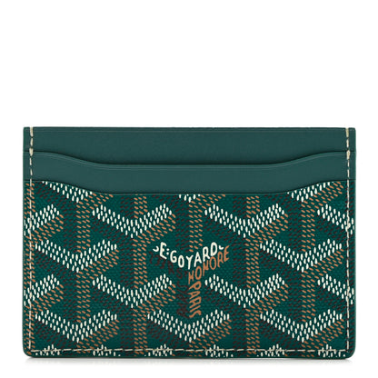Goyard Goyardine Saint Sulpice Card Holder Green 1 of 6