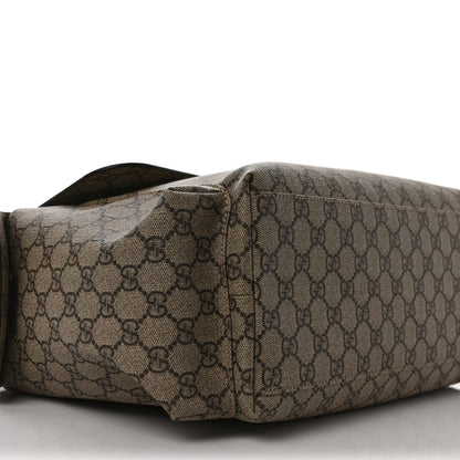 Gucci GG Plus Monogram Messenger Diaper Bag Dark Brown 8 of 9
