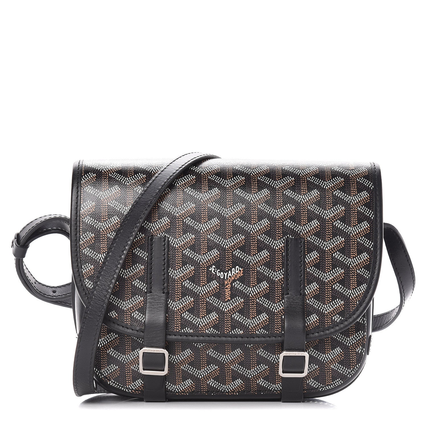 Goyard Goyardine Belvedere PM Messenger Bag Black 1 of 11