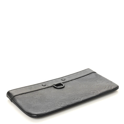 Louis Vuitton Calfskin Monogram Shadow Discovery Pochette PM Black 4 of 7
