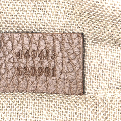 Gucci Monogram Mini Bree Messenger Bag Beige Tabacco 7 of 11