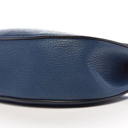 Chloe Grained Lambskin Mini Drew Shoulder Bag Factory Blue 8 of 9