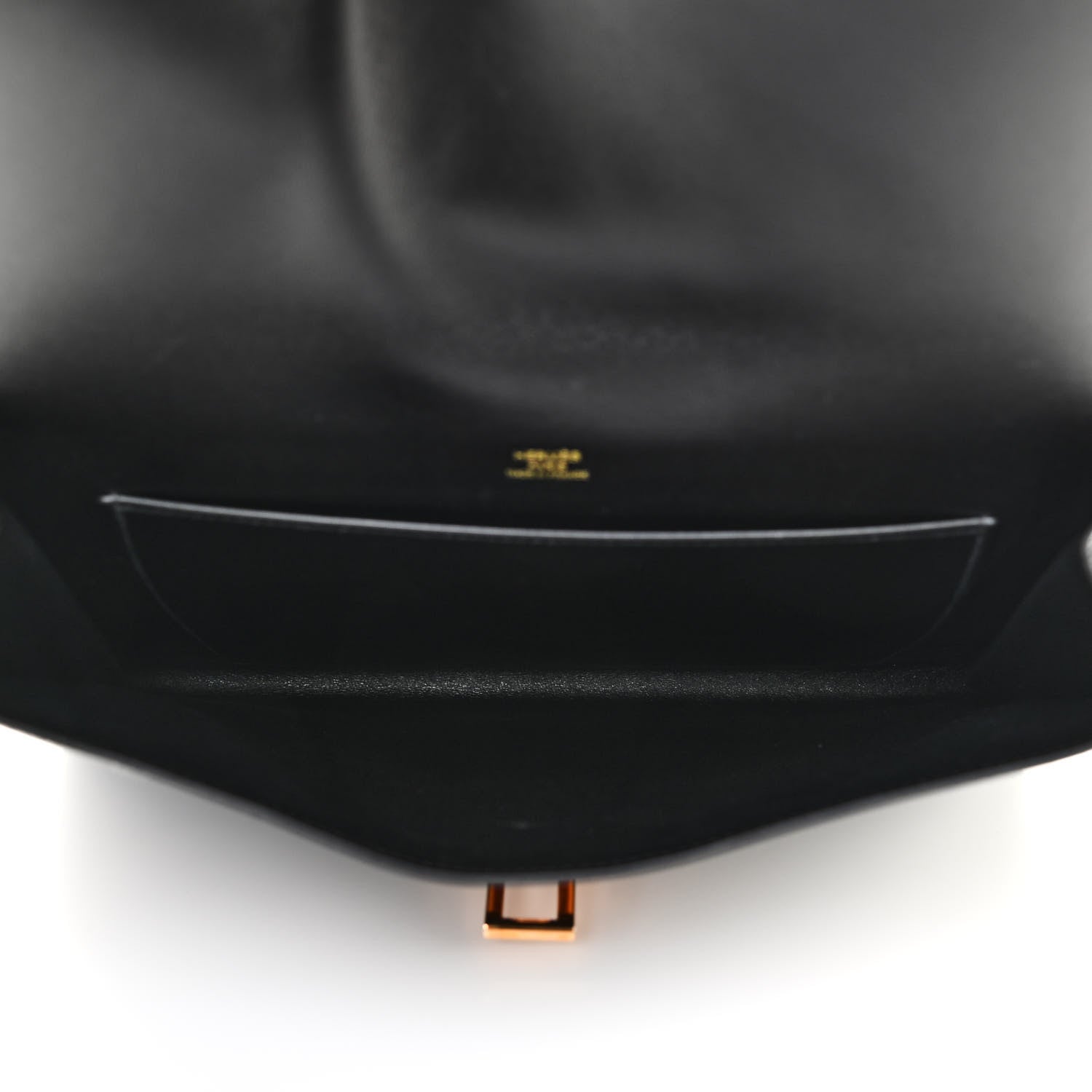 Hermes Epsom Fleche D'Or Clutch Black 5 of 9