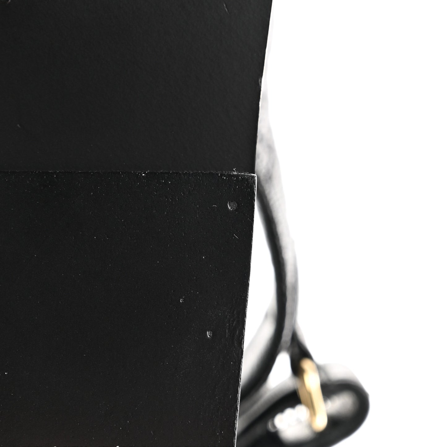 Grained Calfskin Velcro Dad Sandals 39.5 Black