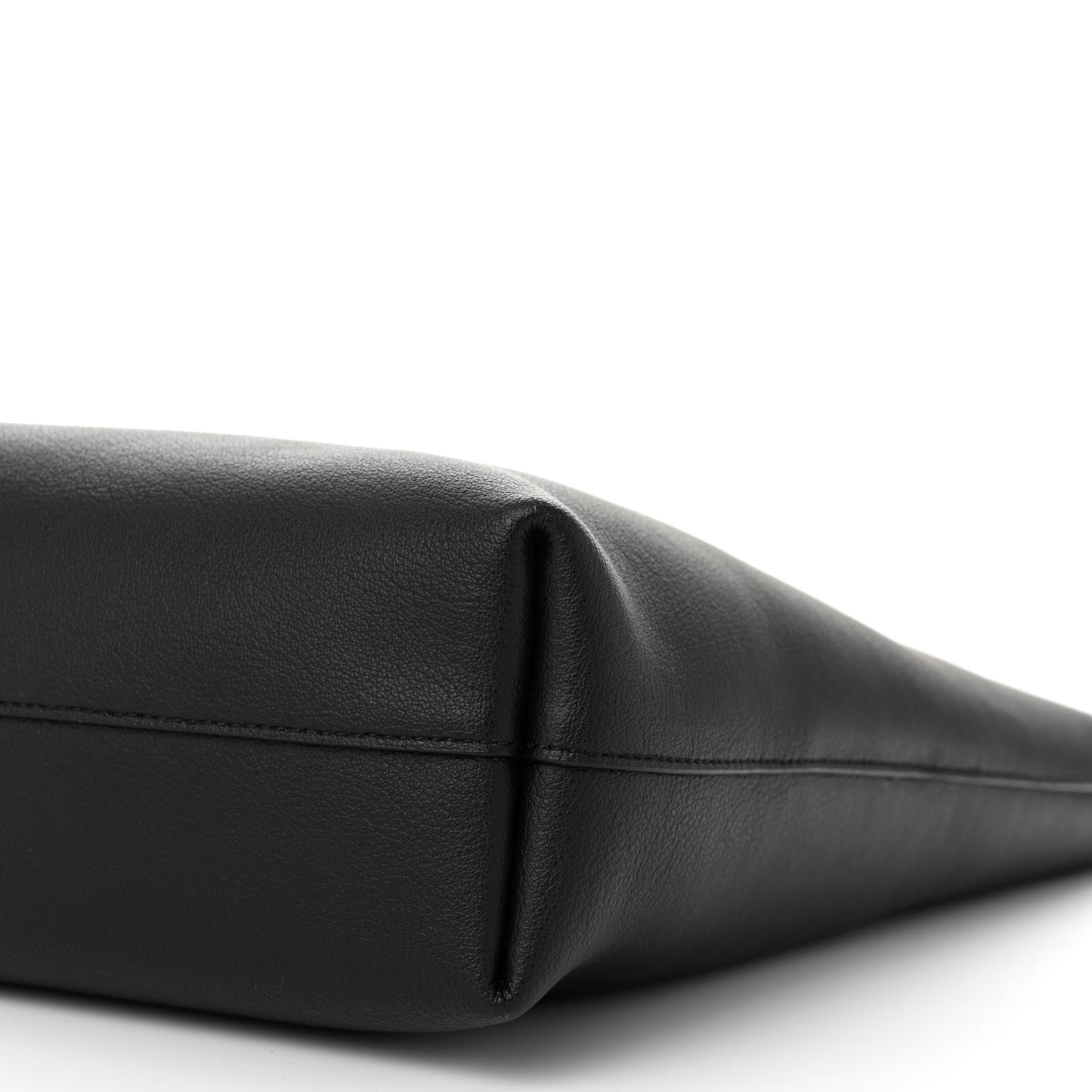 Calfskin Toy Shopping Tote Black