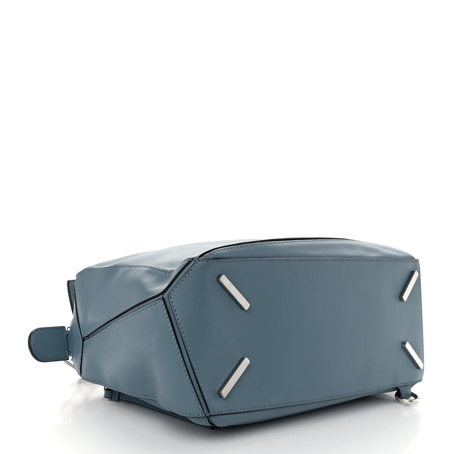 Calfskin Small Puzzle Bag Stone Blue