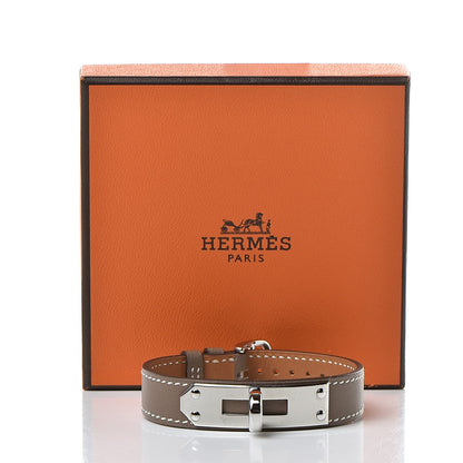 Hermes Swift Kelly Watch Replacement Strap Band Etoupe 7 of 7