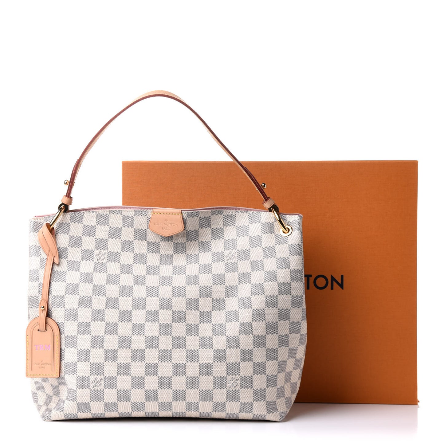 Damier Azur Graceful PM Rose Ballerine