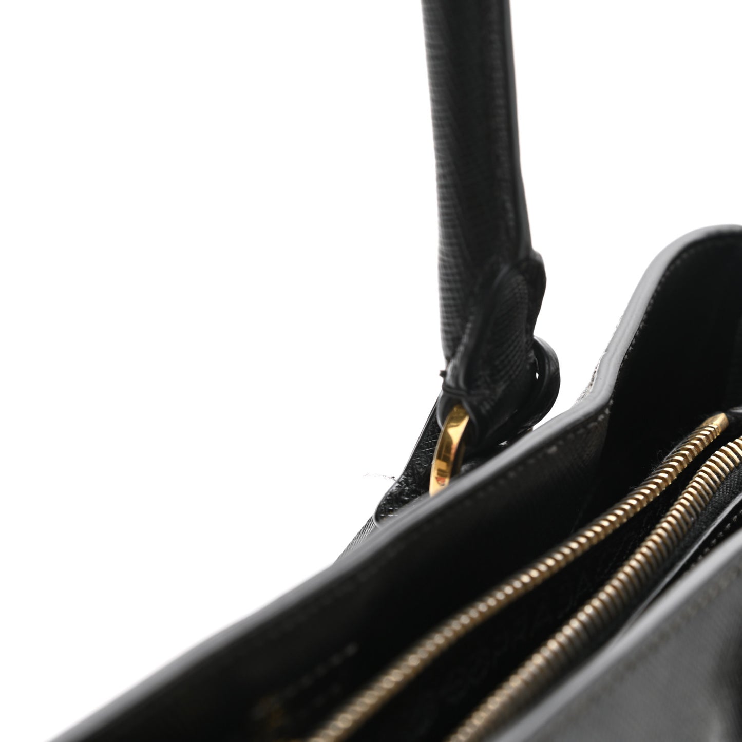 Saffiano Lux Medium Tote Black