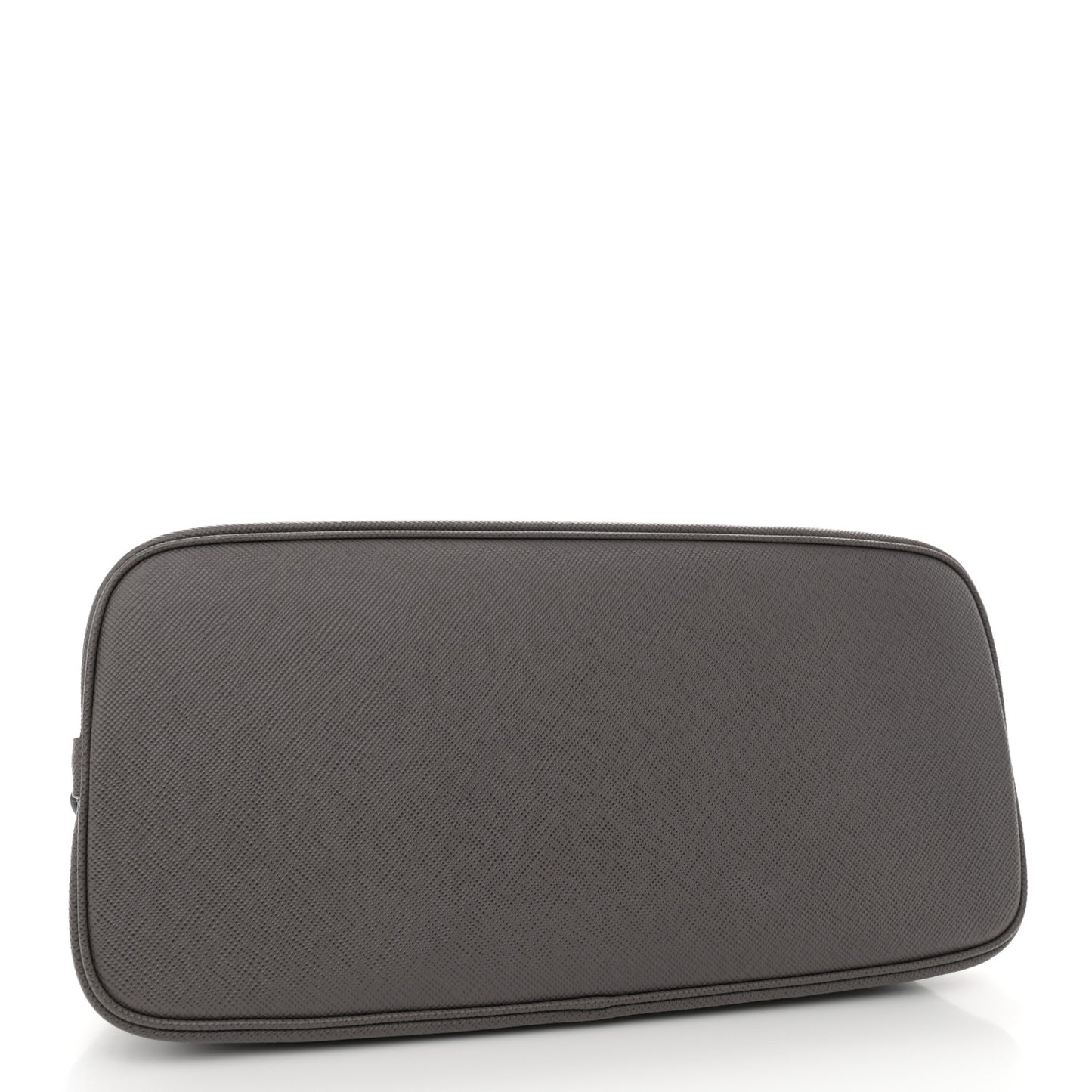 Saffiano Cuir Calfskin Matinee Tote Fumo Black