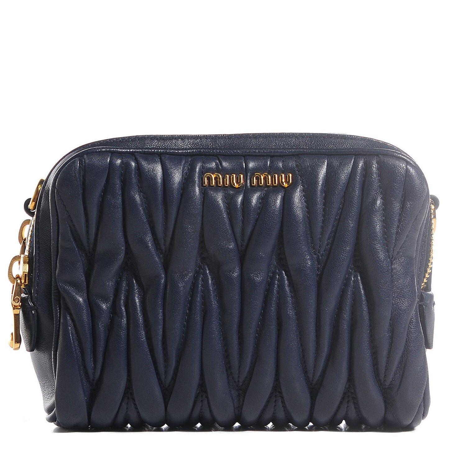 Nappa Matelasse Shoulder Bag Bleuette