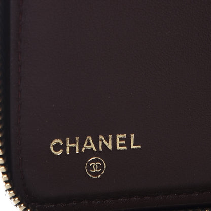 Chanel Caviar Quilted Large Zip Around Organizer Wallet Black 5 of 9