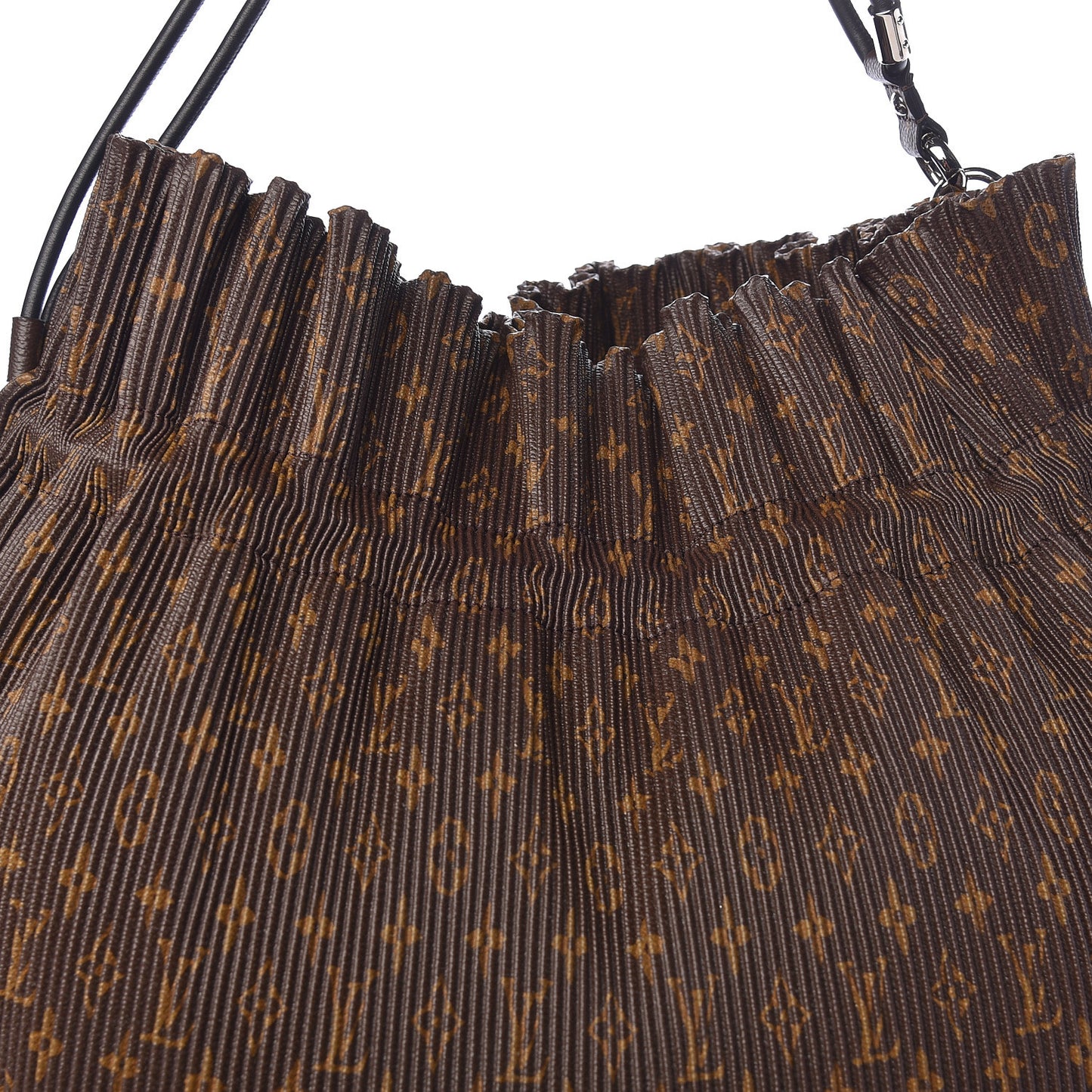 Monogram Canvas Pleated Explorer GM