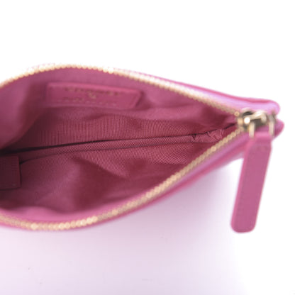 Chanel Caviar Quilted Small Cosmetic Case Pink 5 of 10