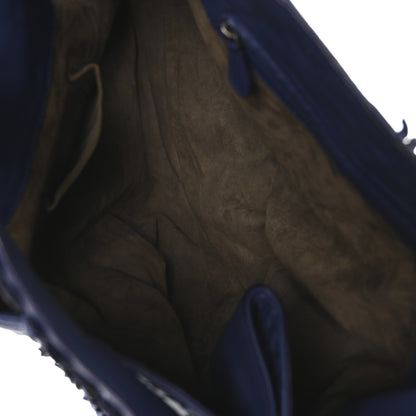 Bottega Veneta Nappa Intrecciato Large Franges Shoulder Bag Blue 5 of 10