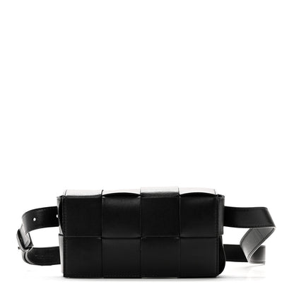 Bottega Veneta Nappa Maxi Intreccio The Belt Cassette Bag Black 1 of 9
