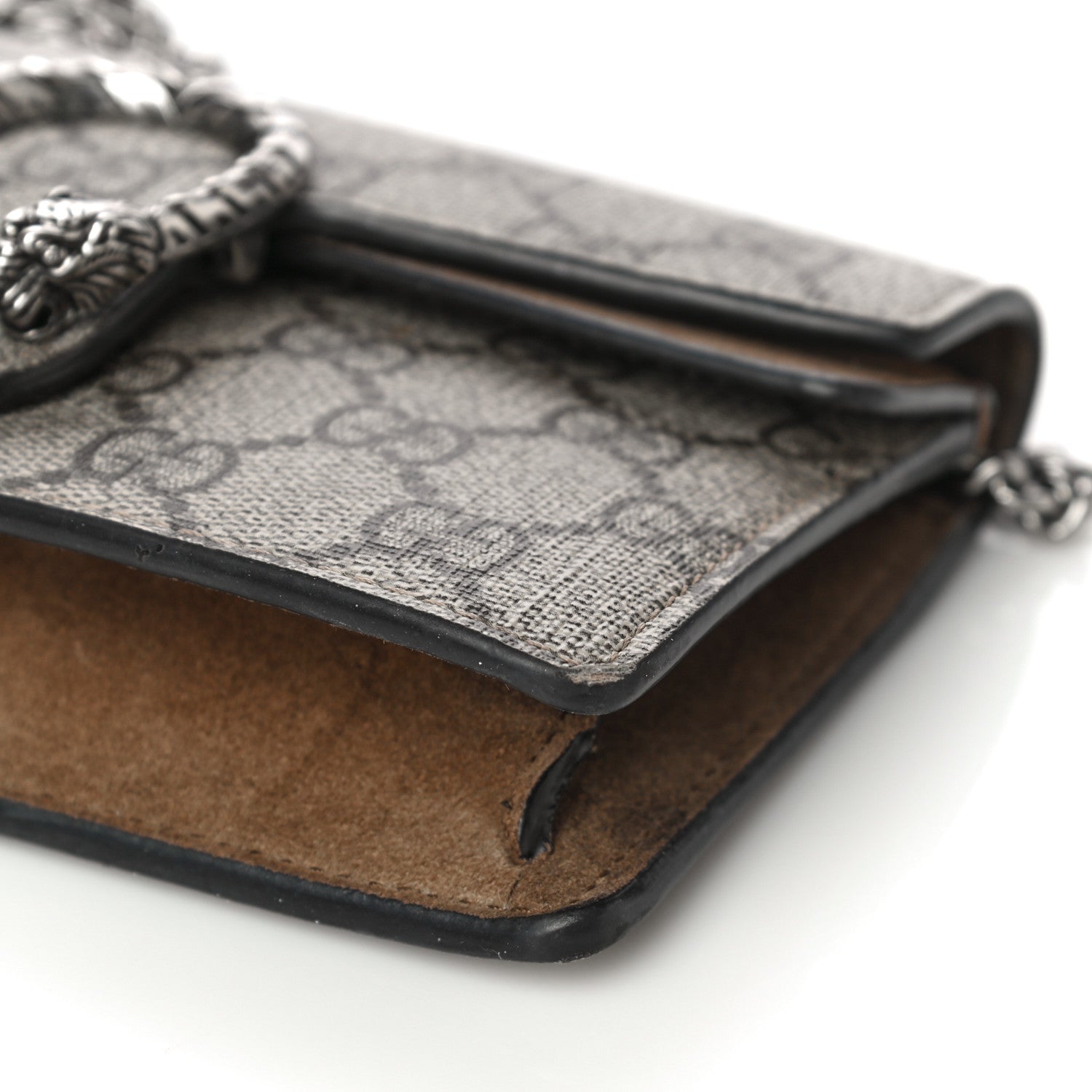 Gucci GG Supreme Monogram Super Mini Dionysus Shoulder Bag Taupe 9 of 27