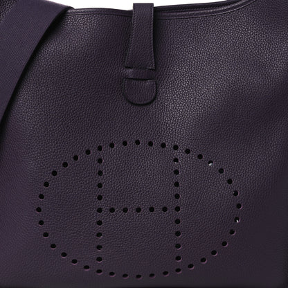 Hermes Taurillon Clemence Evelyne III TGM Prune 8 of 10