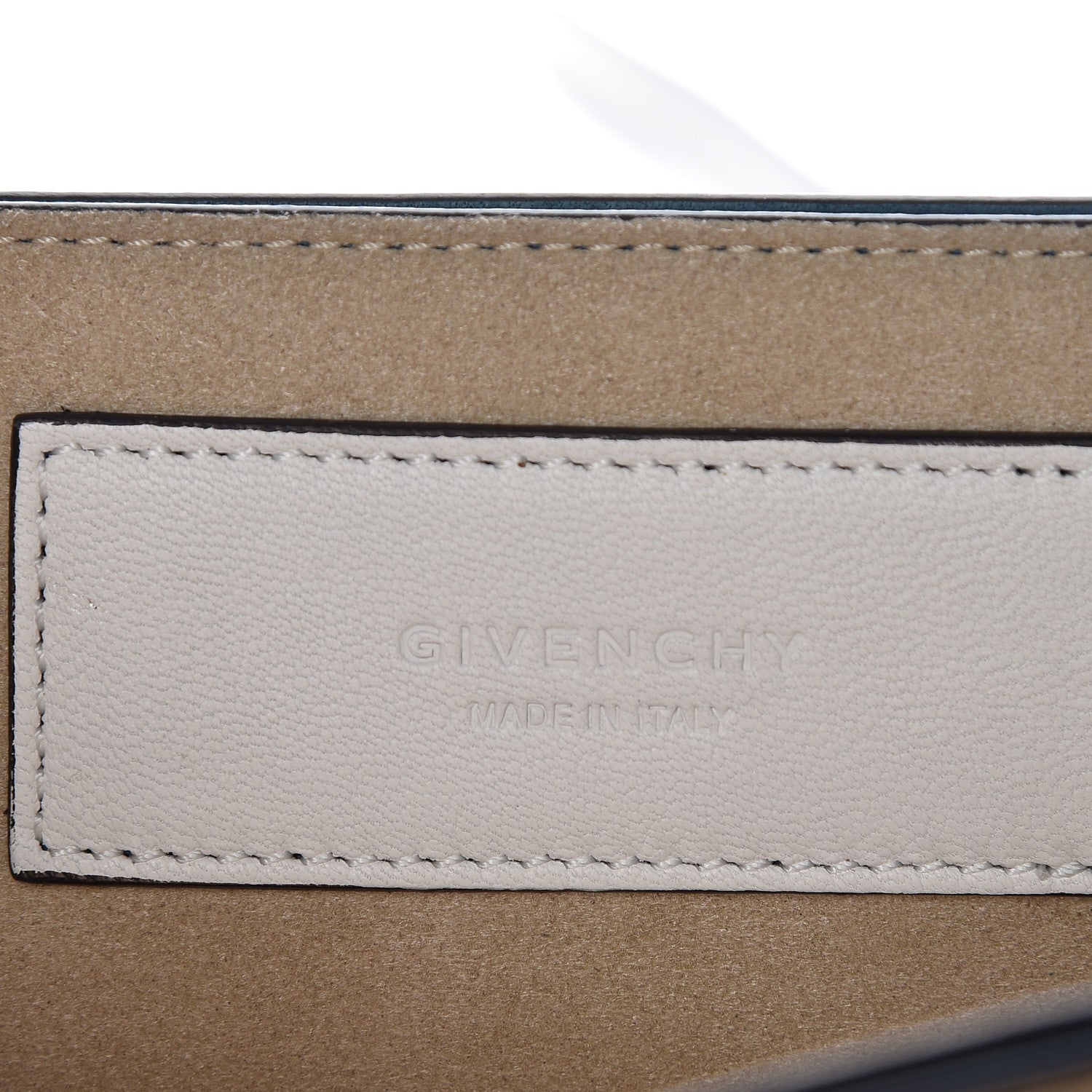 Givenchy Lambskin Perforated Small GV3 Shoulder Bag White 6 of 9