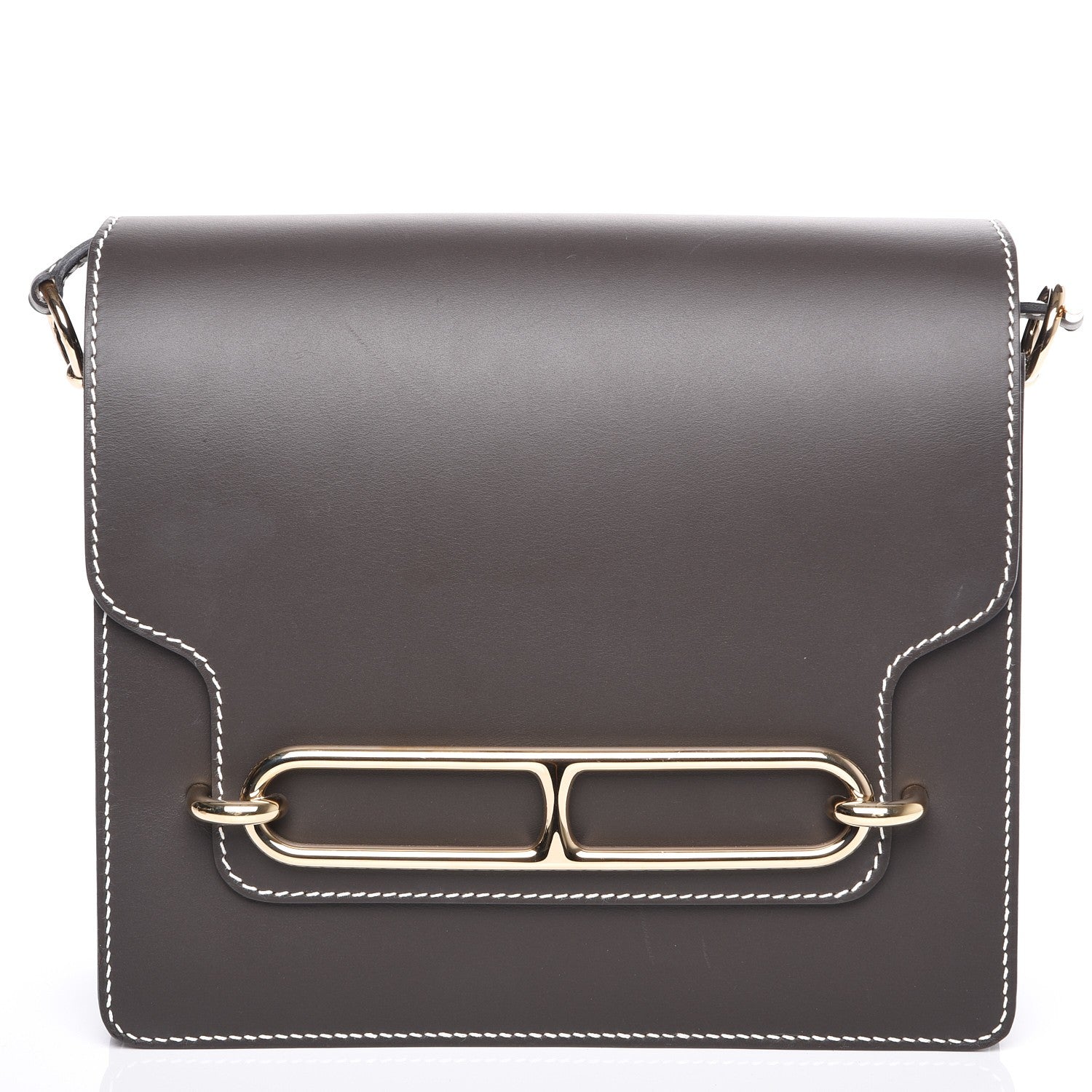 Hermes Veau Sombrero Sac Roulis 23 Fusain 13 of 13