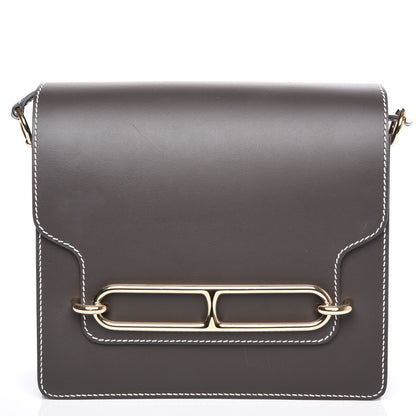 Hermes Veau Sombrero Sac Roulis 23 Fusain 13 of 13
