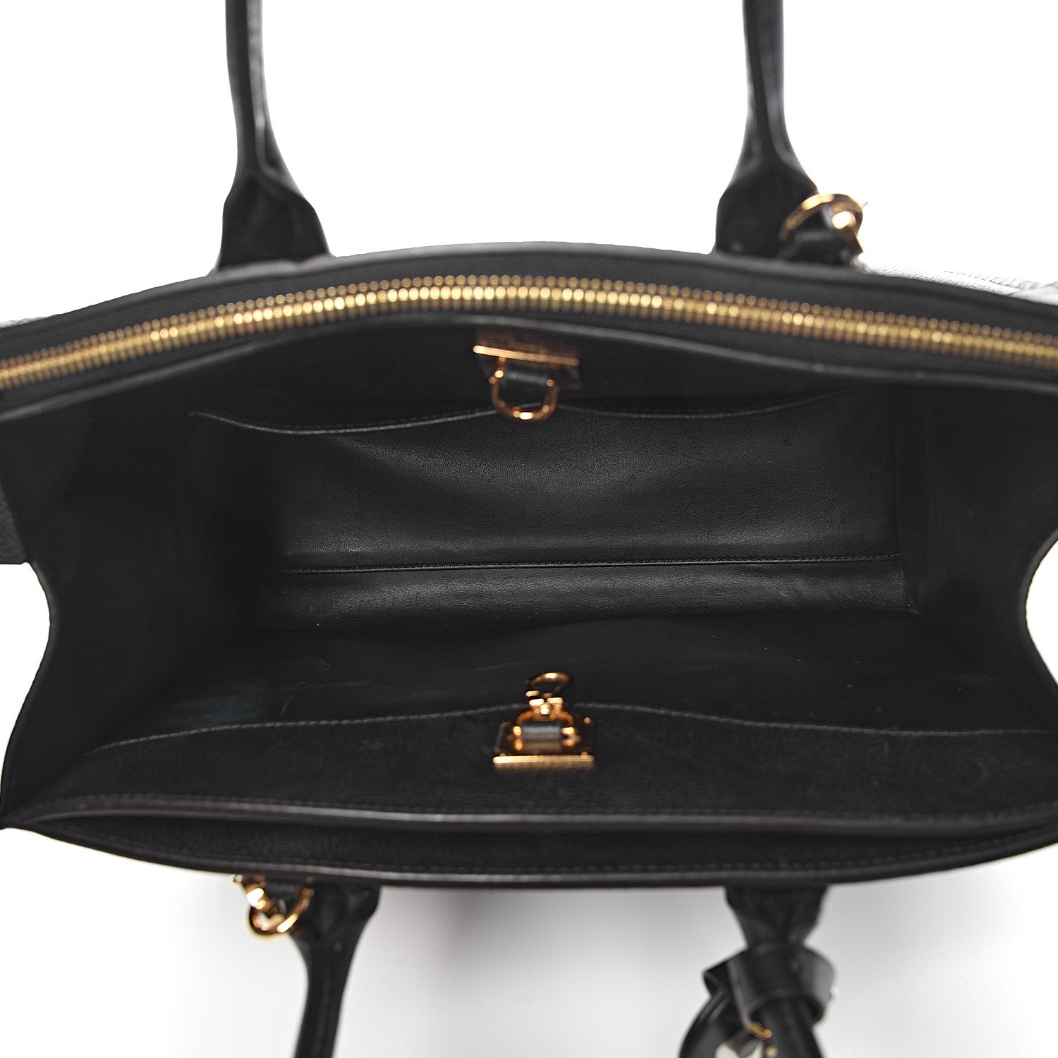 Louis Vuitton Calfskin Studded City Steamer MM Black 5 of 18