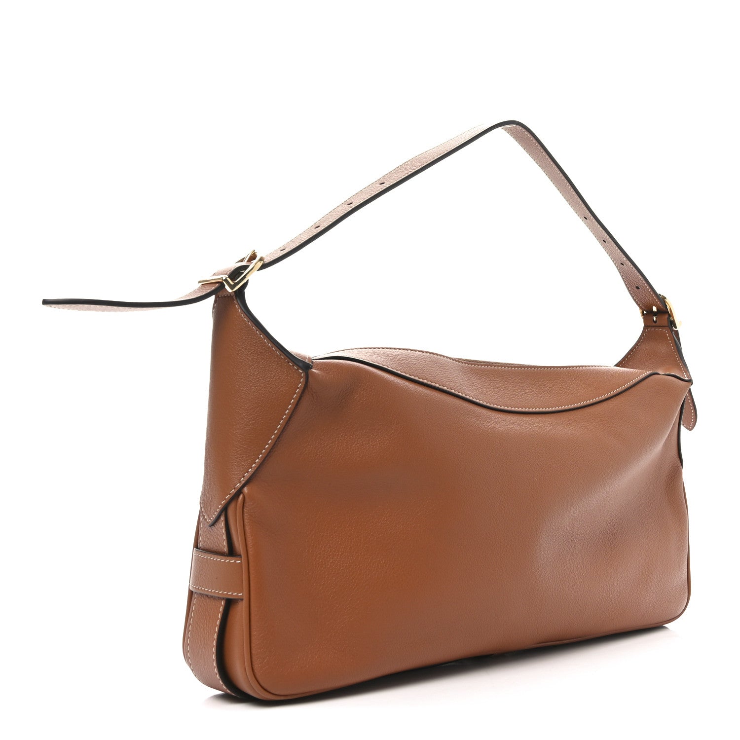 Celine Supple Calfskin Medium Romy Shoulder Bag Tan 3 of 11