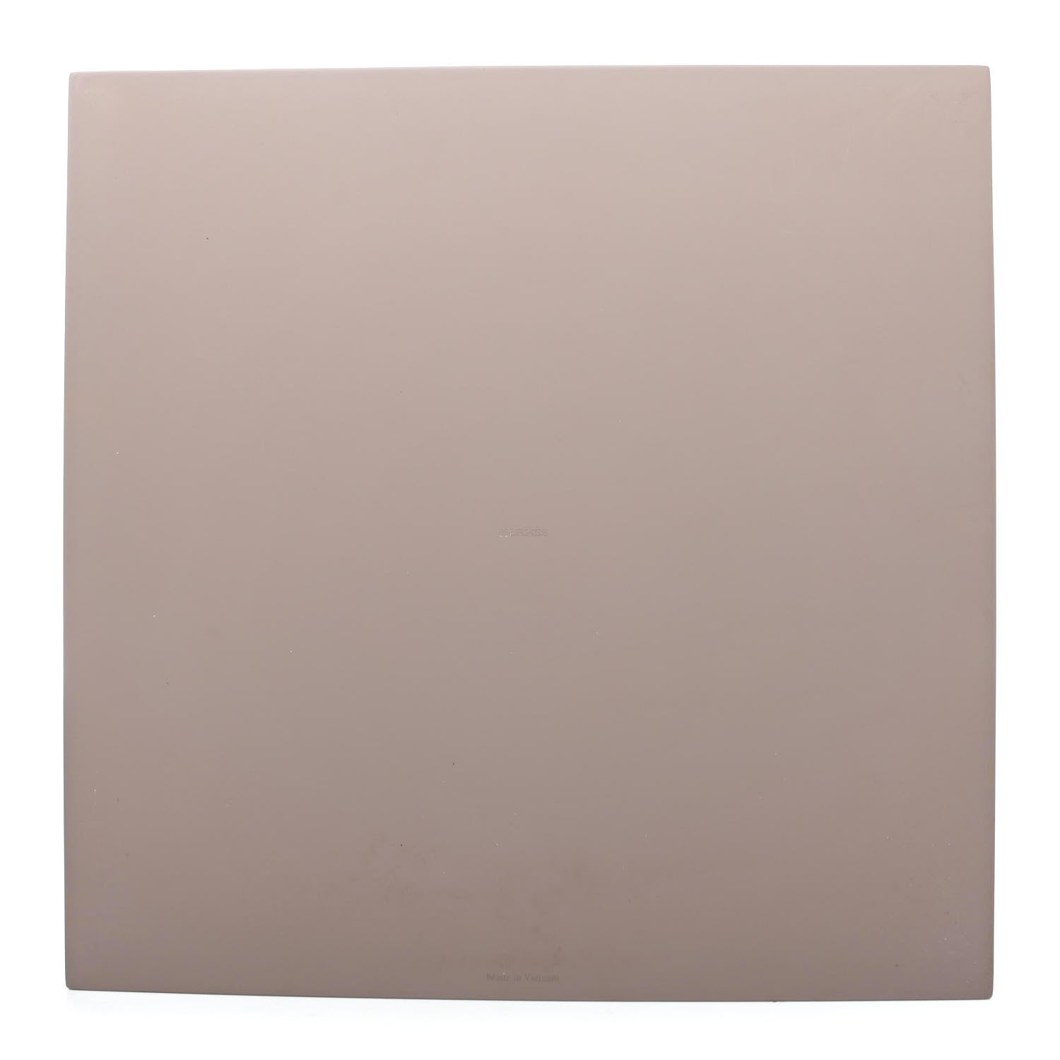 Hermes Lacquered Wood Boitakare Scarf Box Palladium Taupe 1 of 4