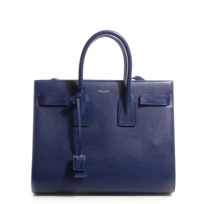 Saint Laurent Leather Small Sac De Jour Blue 1 of 7