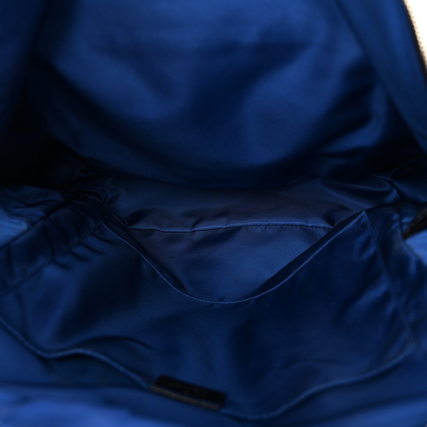 Gucci Econyl Nylon Monogram Off The Grid Backpack Guilted Blue Black 5 of 11