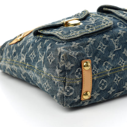 Louis Vuitton Denim Baggy GM Blue 6 of 10
