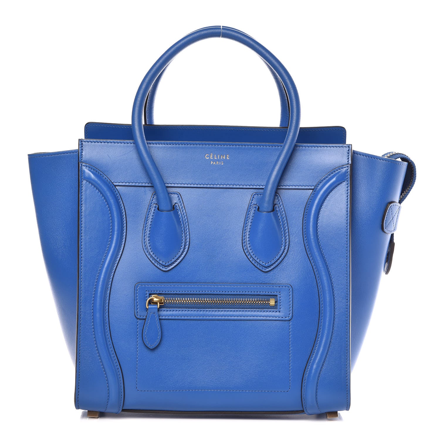 Celine Palmelato Micro Luggage Electric Blue 1 of 12