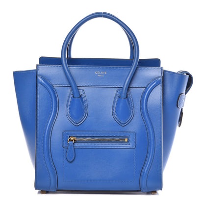 Celine Palmelato Micro Luggage Electric Blue 1 of 12