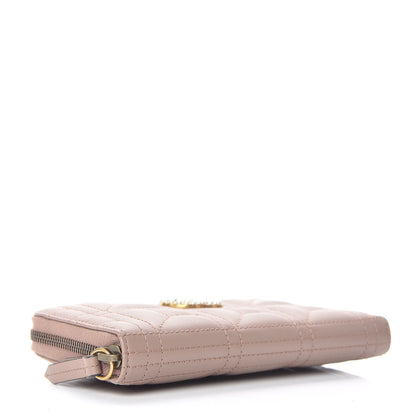 Gucci Calfskin Matelasse Pearly GG Marmont Zip Around Wallet Porcelain Rose 4 of 7