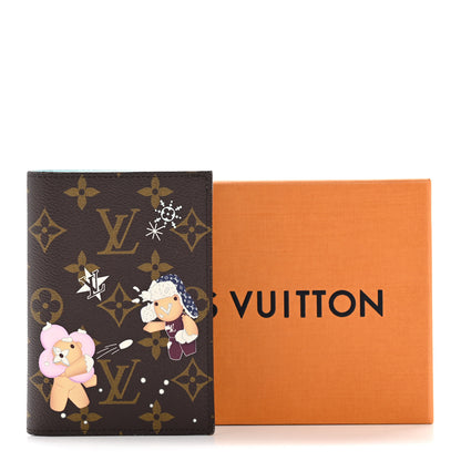 Louis Vuitton Monogram 2025 Christmas Animation Passport Cover Azur Frost 7 of 7