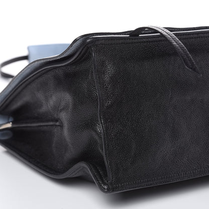 Prada Glace Calf Etiquette Flap Black Astrale 10 of 14