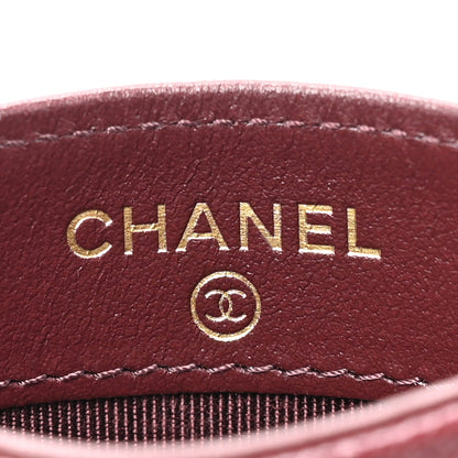 Chanel Caviar Quilted Card Holder Burgundy 6 of 11