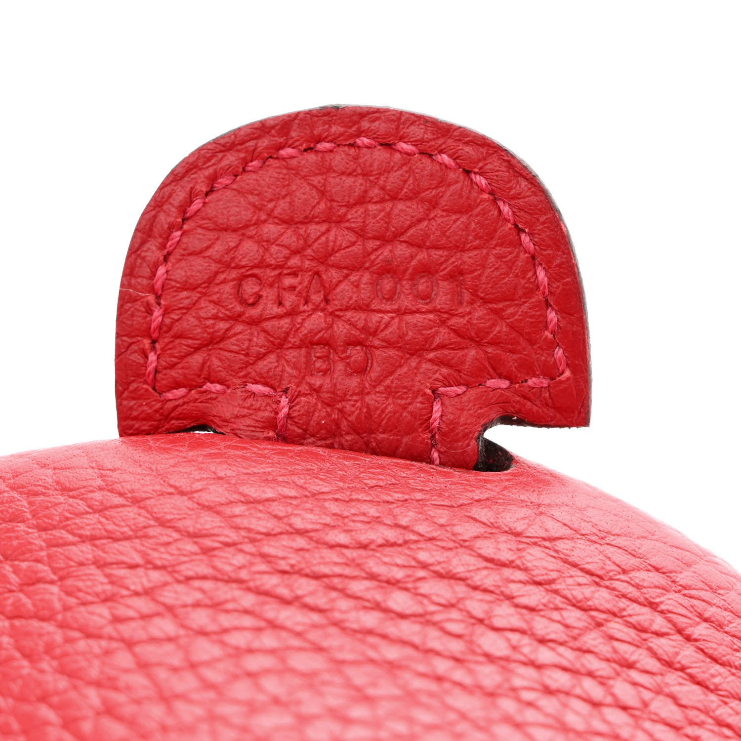Hermes Taurillon Clemence Evelyne III PM Rouge Casaque 7 of 11