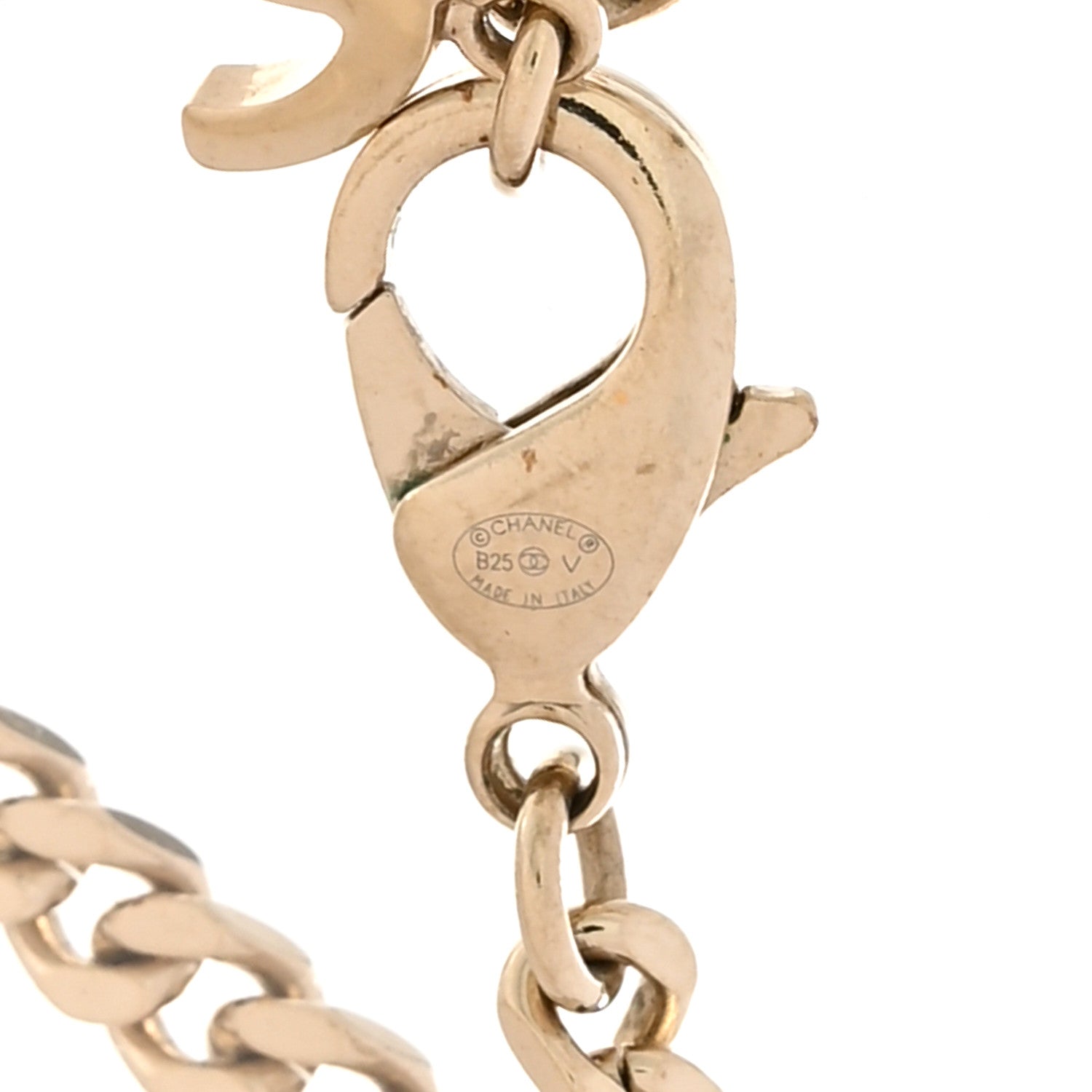 Chanel Crystal Chain CC Link Choker Gold Silver 1832994 – FASHIONPHILE