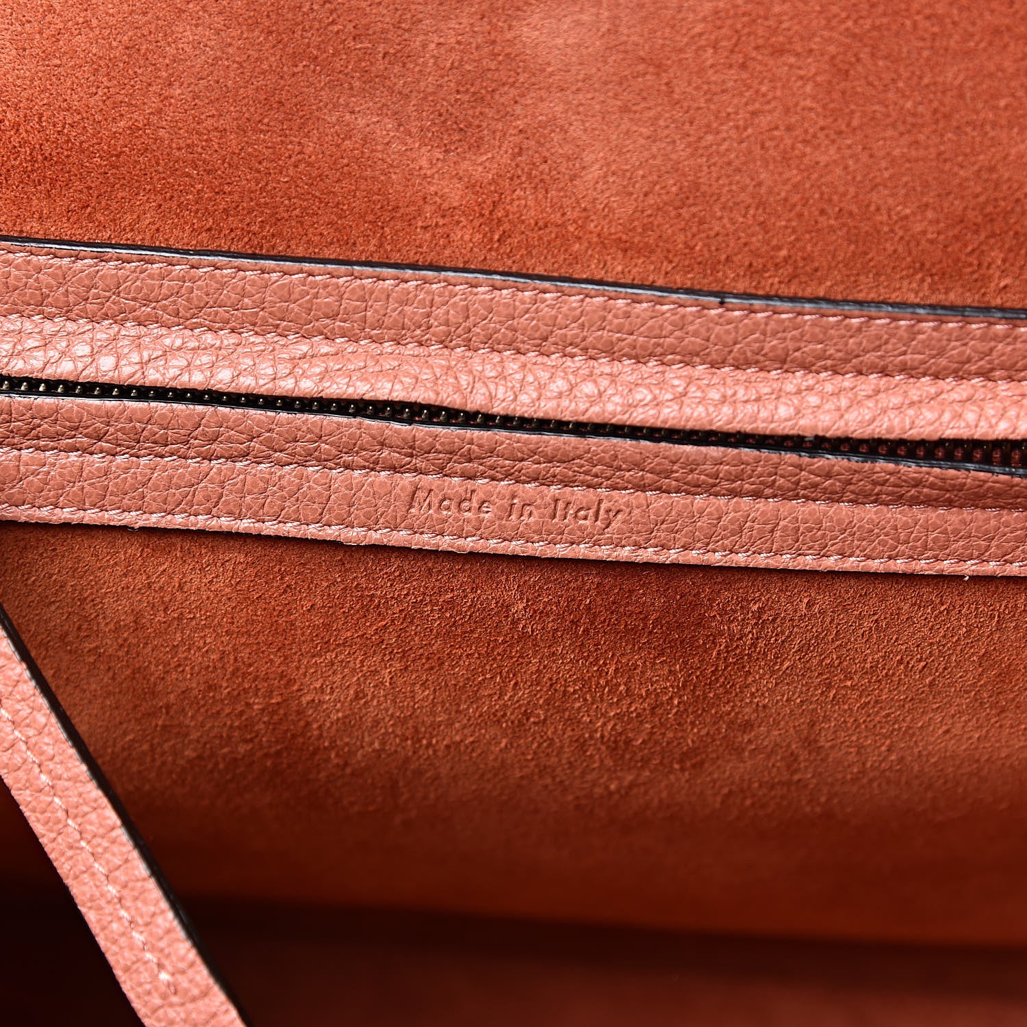 Celine Shiny Grained Calfskin Medium Phantom Luggage Terracotta 6 of 15